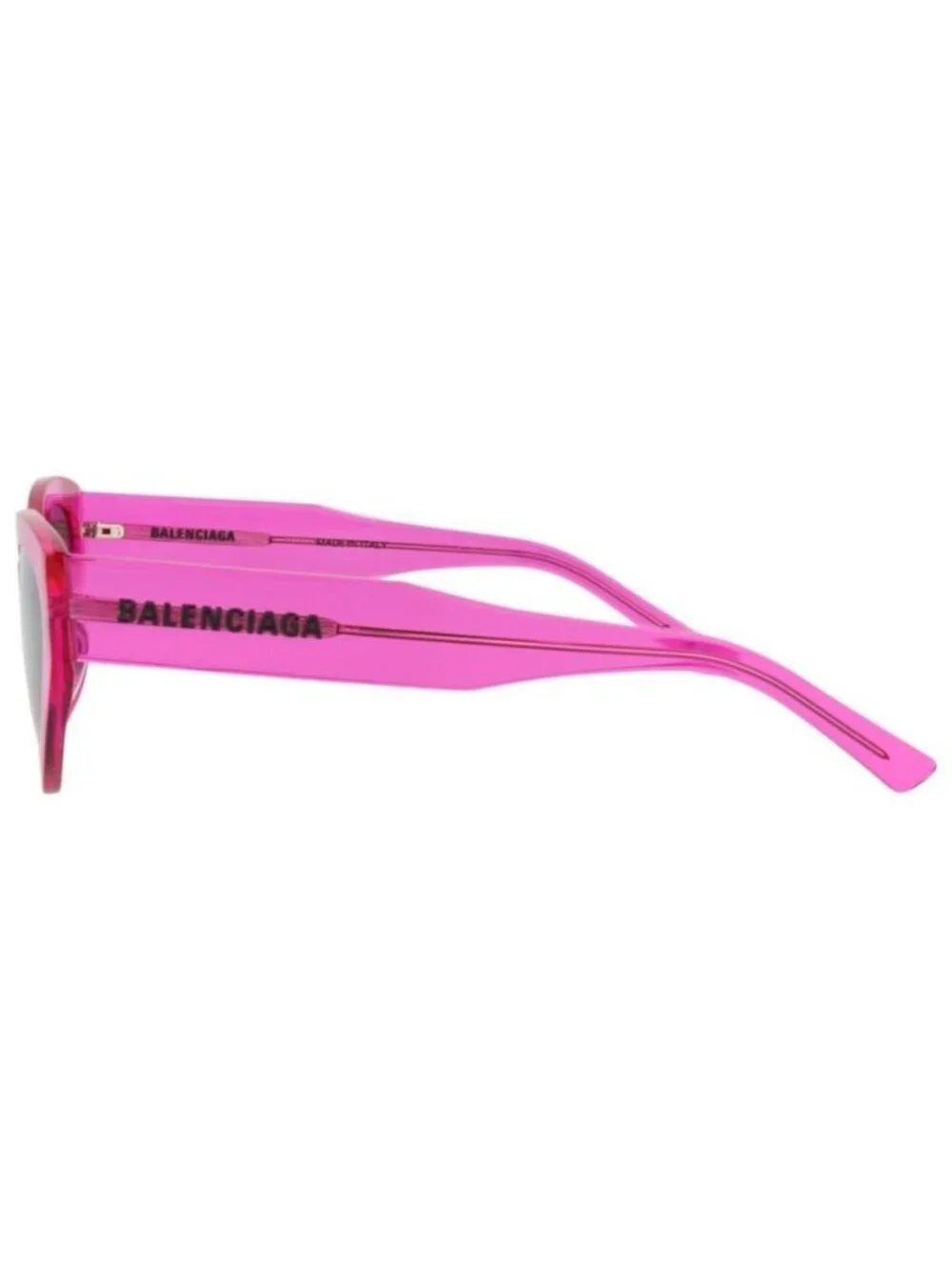 New Balenciaga Womens Cat Eye Fuchsia Fuchsia Grey Fashion Designer Sunglasses